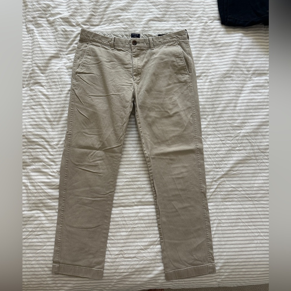 J. Crew Straight Fit Khaki Chino, 34x30
